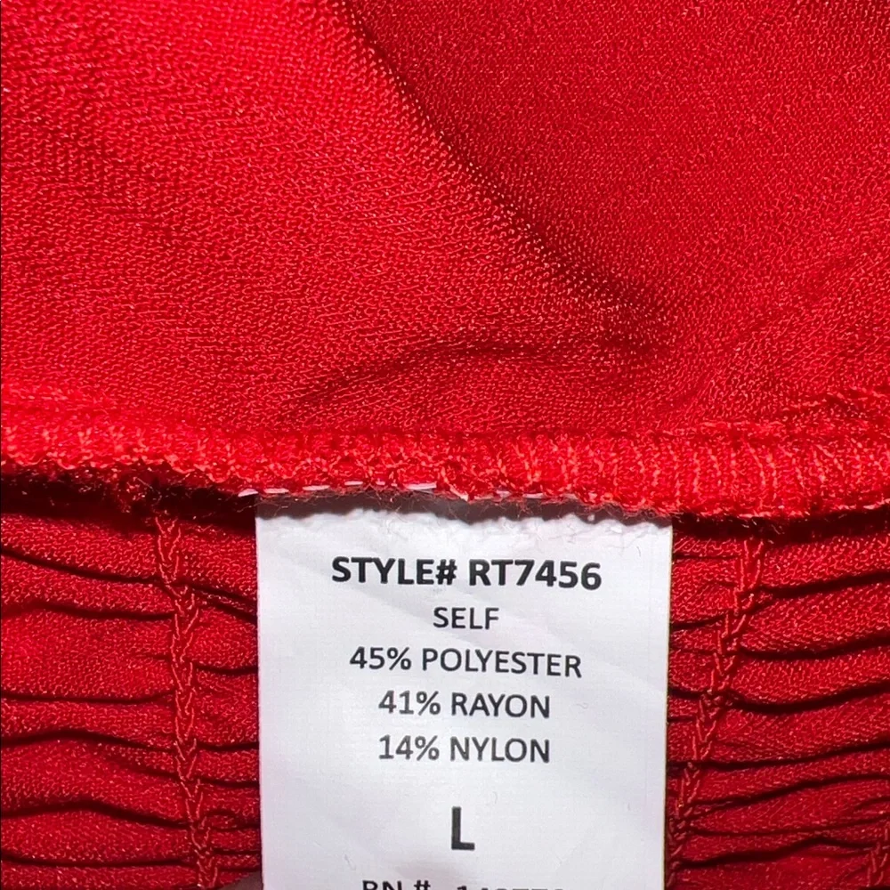 Sienna Sky Red Crop Top Size L - Picture 6 of 6